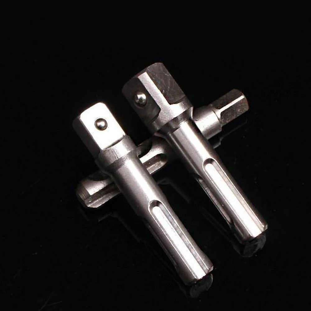 3pcs Socket Nut Driver Adaptor Set 1/4" 3/8" 1/2" SDS Drill Chuck Adapter Power Extension Tool For Hammer Impact | Инструменты