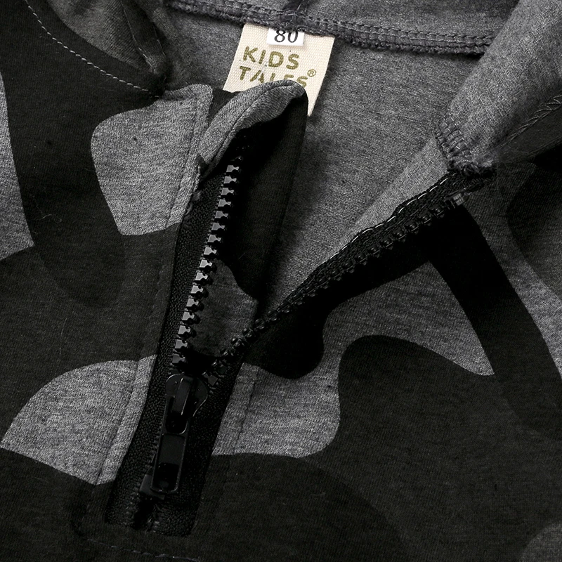 Модный детский камуфляжный комбинезон для новорожденных девочек и мальчиков