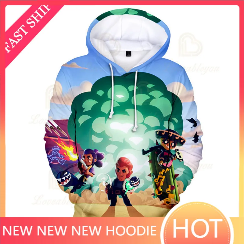 

2021 Boys Girls Shoot Children's Crow Shoot Game 3D Print Hoodie Womens Clothing Sweatshirts Star Women Kids MAX Tops