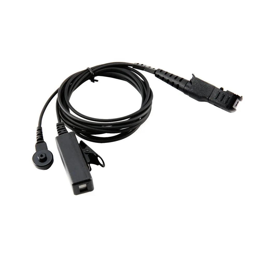 2022 durable surveillance air tube ptt earphone headset mic for motorola dp2400 xir p6620 two way radio walkie talkie free global shipping
