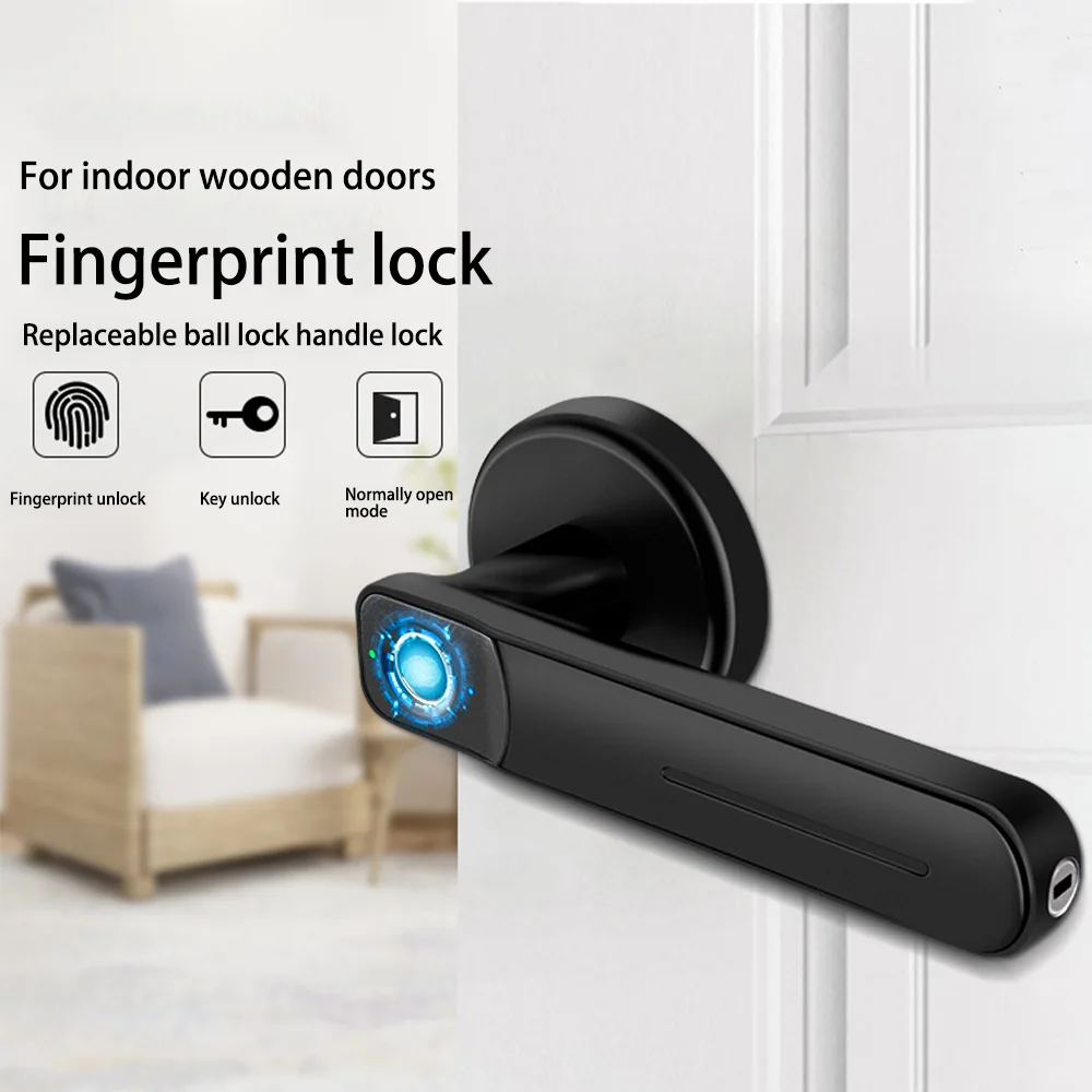 home office with keys electronic bedroom sensitive smart biometric usb port apartment security fingerprint door lock anti theft free global shipping