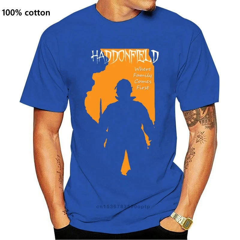 

New Printed Men T Shirt Haddonfield Ill Halloween Women T-Shirt