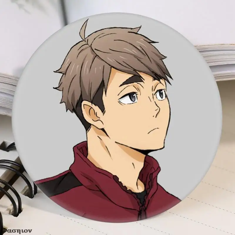 Японское Аниме Haikyuu! Значок косплея мультфильм коллекция Сумки Значки для