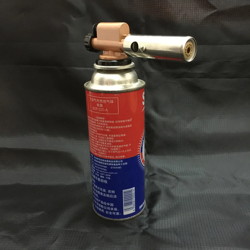 Газовые горелки портативный металлический электронный зажигание медь пламя