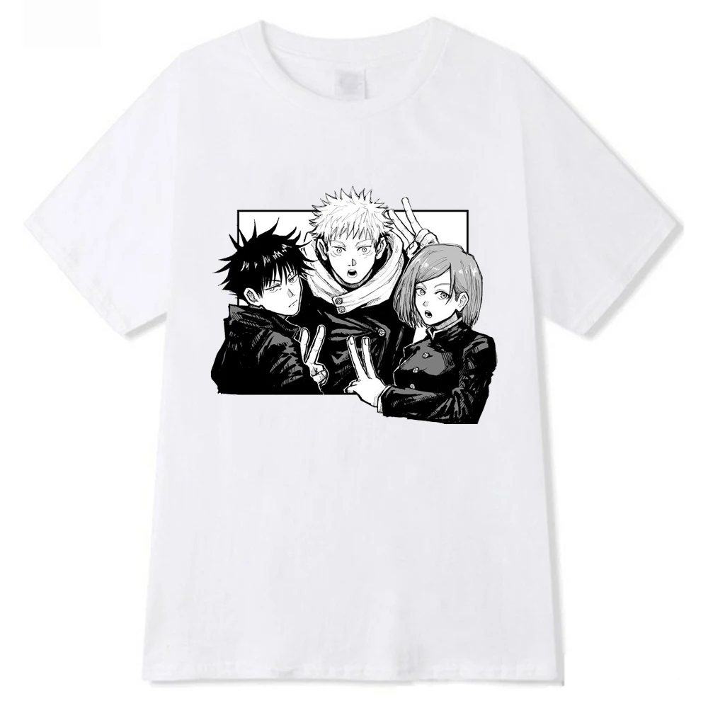 

Japanese Anime Jujutsu Kaisen T Shirt Man New 2020 Summer Print Modal T-shirt for Woman