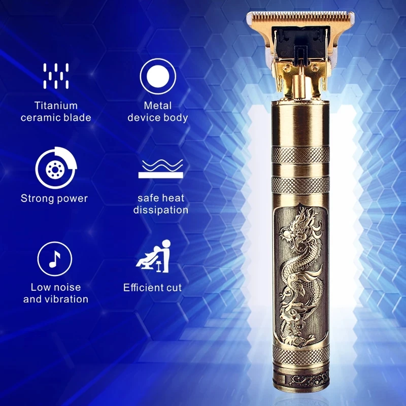 

T9 Hair Clipper Professional Electric Hair Trimmer 0mm Baldheaded Cutter Beard Shaving Precision Finishing Hair Cutting Machine