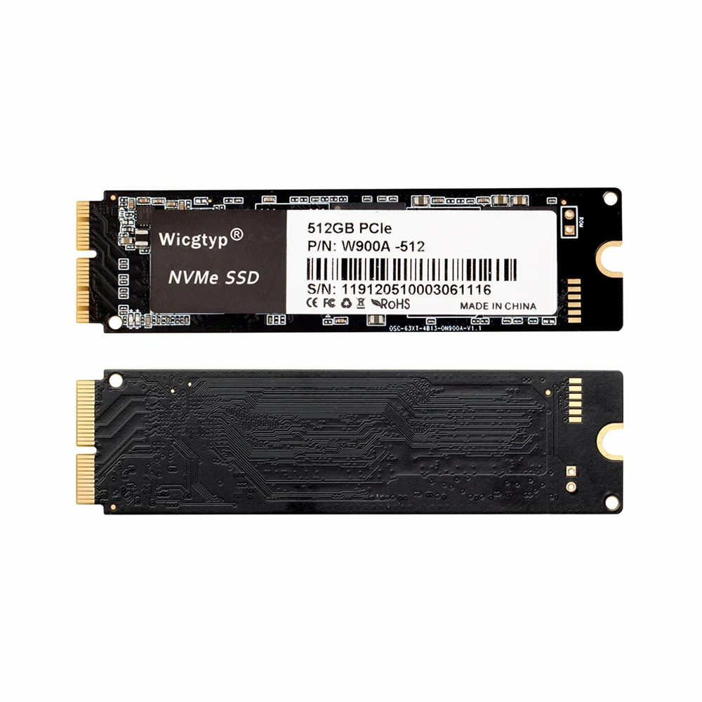 Новый Wicgtyp 256 ГБ 512 1 ТБ M.2 SSD PCIe для Mac M2 NVMe жесткий диск MacBook Air Macbook Pro mac mini|Внутренние