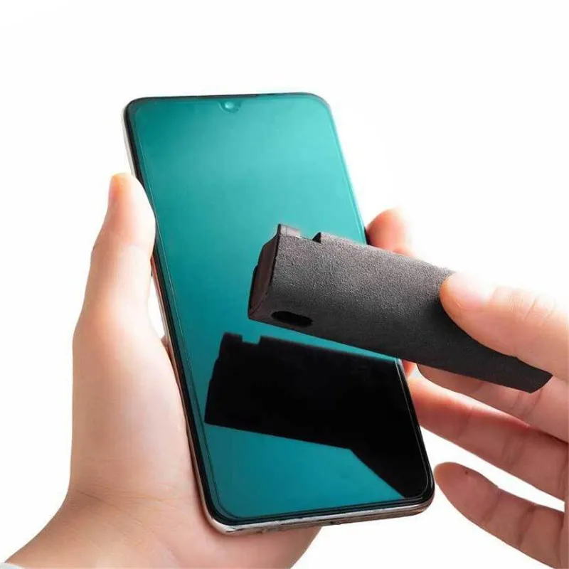 

Newest 2 In 1 Phone Screen Cleaner Spray Computer Mobile Phone Screen Dust Removal Tool Microfiber Cloth Set Cleaning Artifact