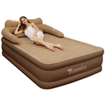 

Inflatable mattress double household outdoor inflatable cushion bed sheet people increase folding portable bed lazy field mat