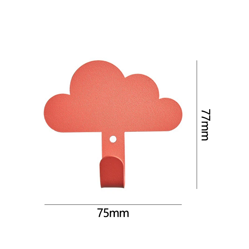 

Nordic Style Cloud Hook Kitchen Free Punching Viscose Hook Bathroom Door Back Hook Home Storage Decorative Hook