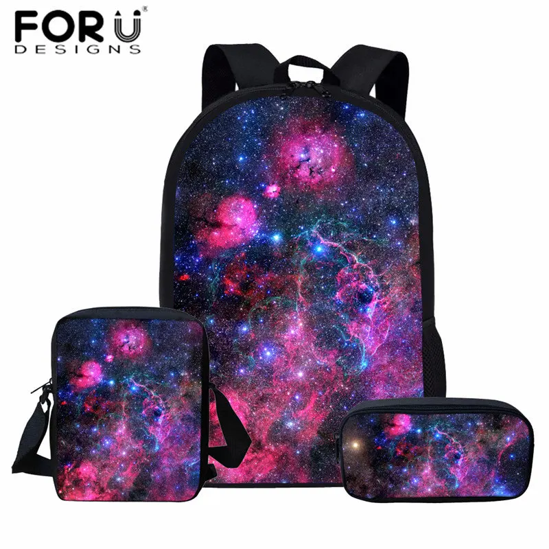 Z5050CEK FORUDESIGNS Backpack for Teenager Girls Boys School Bags the Space Galaxy Women Travel Bagpack Children School Rucksack - Цвет: Z5050CEK
