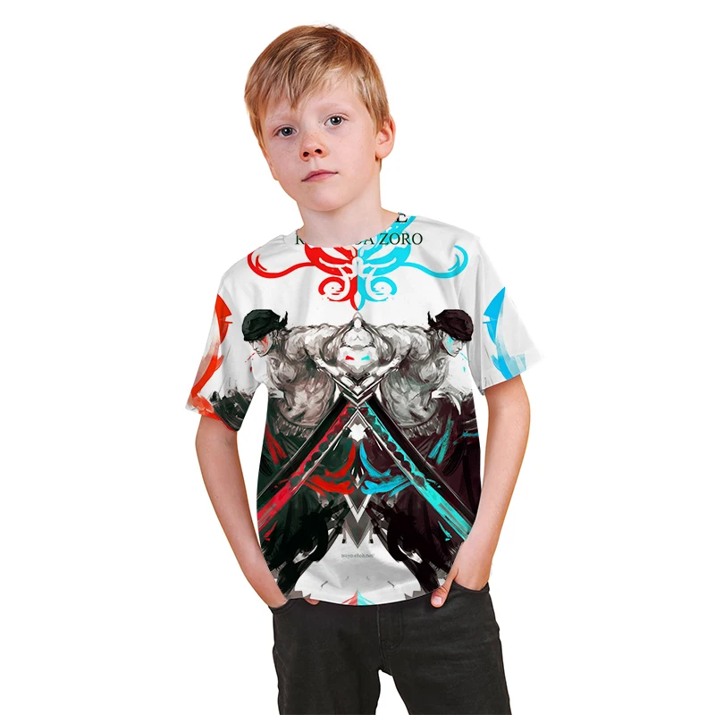 

New Summer One Piece Luffy Fashion 3D Printed T Shirt Streetwear Men Women Children Short Sleeve Boy girl Kids Casual Top Tees