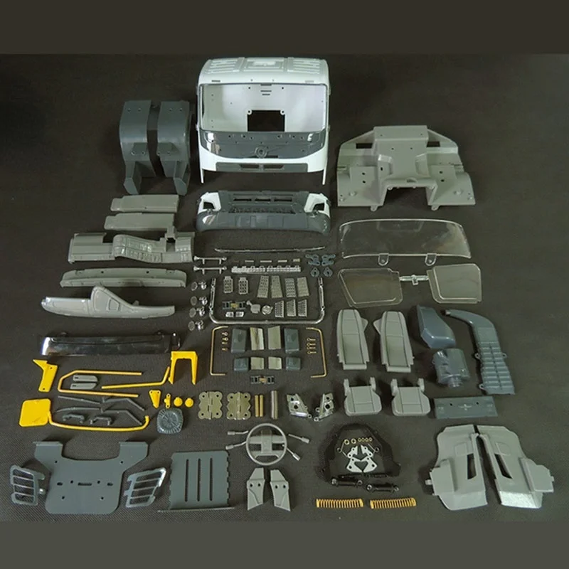 

Tamiya Tractor 1/14 Full Cab Front Car Shell for 3363 Remote Control Dump Truck Truck Model Parts