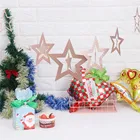 7 шт.пакет полые Бумага звезда гирлянды баннер, на свадьбу, День Святого Валентина, украшения с днем рождения баннер новый год Декор питания