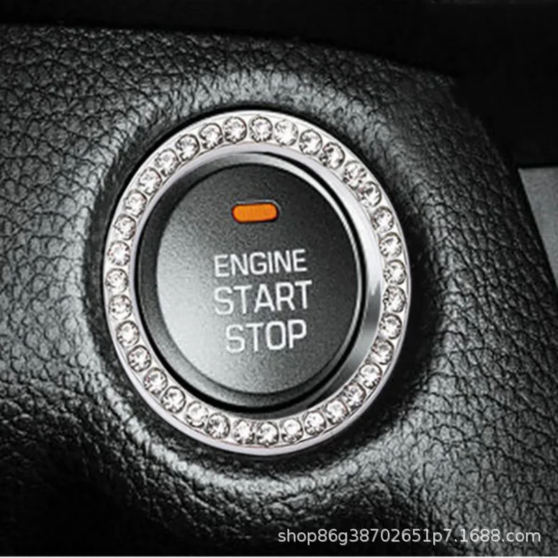 

Автомобильные украшения, АЛМАЗНОЕ КОЛЬЦО Стразы для bmw 1 серии mitsubishi lancer asx opel astra j w211 vw passat b8 e46 subaru v