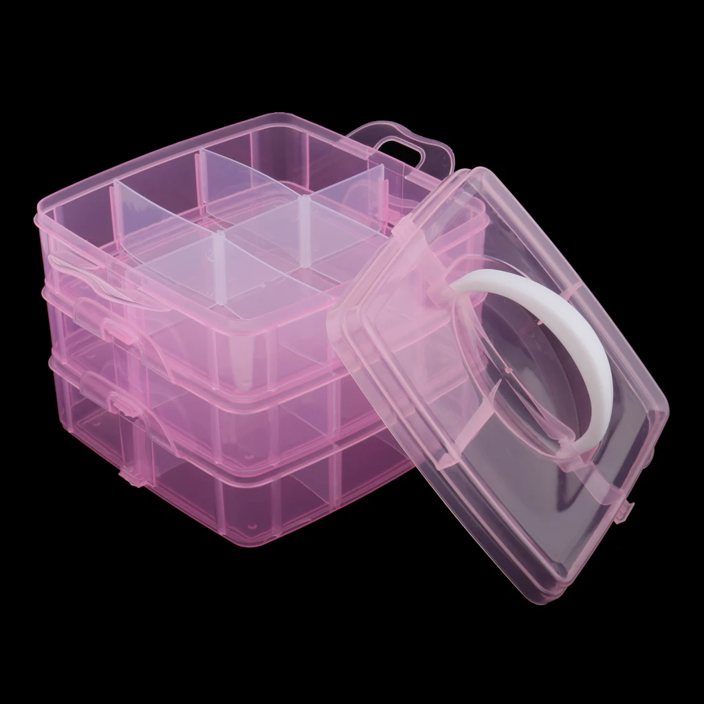 3-tier Storage Box Sorting Made of Plastic Stackable - for The | Красота и здоровье