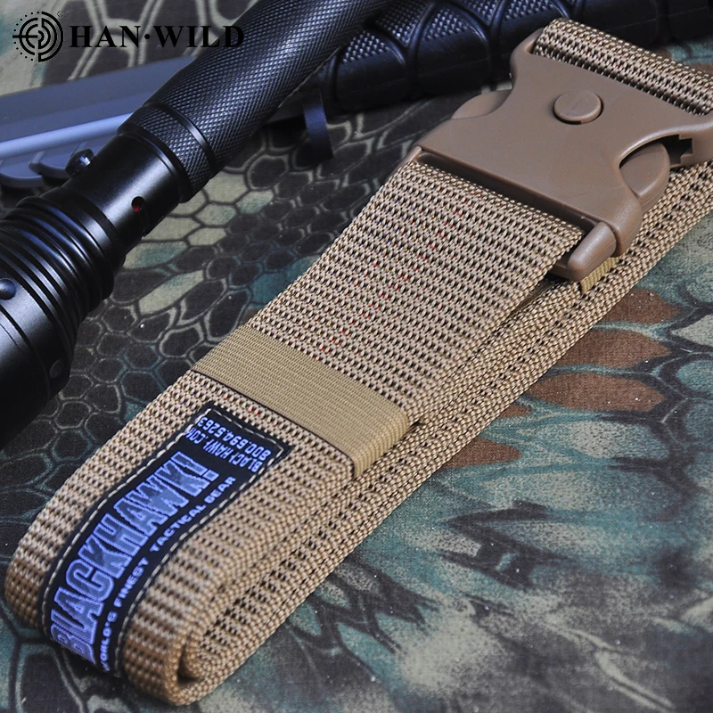 2020 Новый армейский стиль боевых поясов Съемный тактический ремень модных мужчин холст Пояс для охоты на открытом воздухе 3 варианта цвета 120 см.