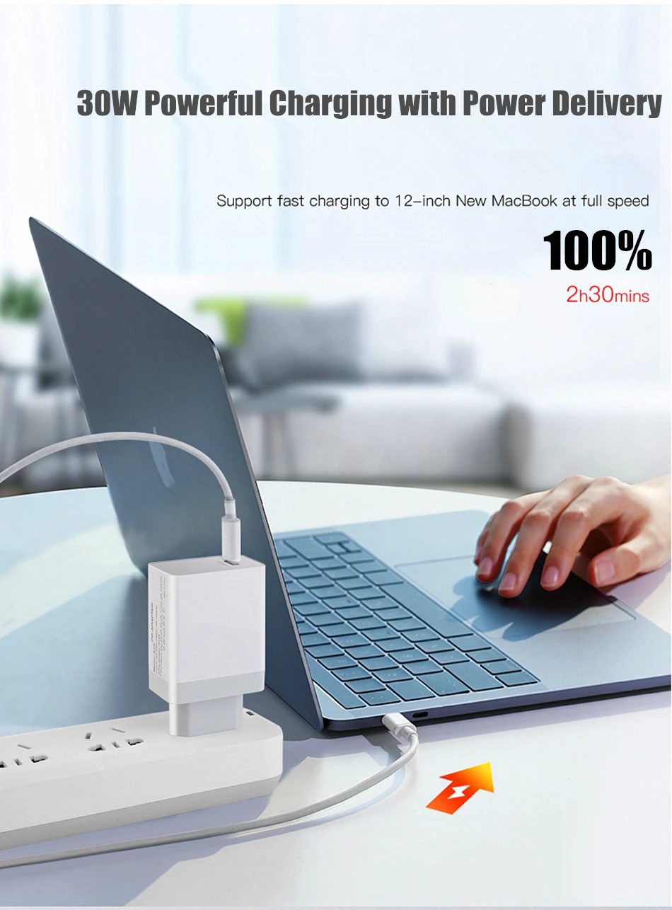 Amstar 30 Вт USB-C PD быстрая Зарядное устройство для iPad Pro MacBook iPhone 11 Pro XS Max XR X Тип usb C PD Зарядное устройство для Xiaomi huawei samsung