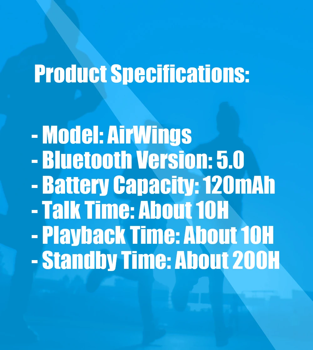 UCOMX Airwings, Bluetooth наушники, открытые наушники 5,0, беспроводные наушники с микрофоном, Спортивная bluetooth-гарнитура для iPhone, samsung, Xiaomi