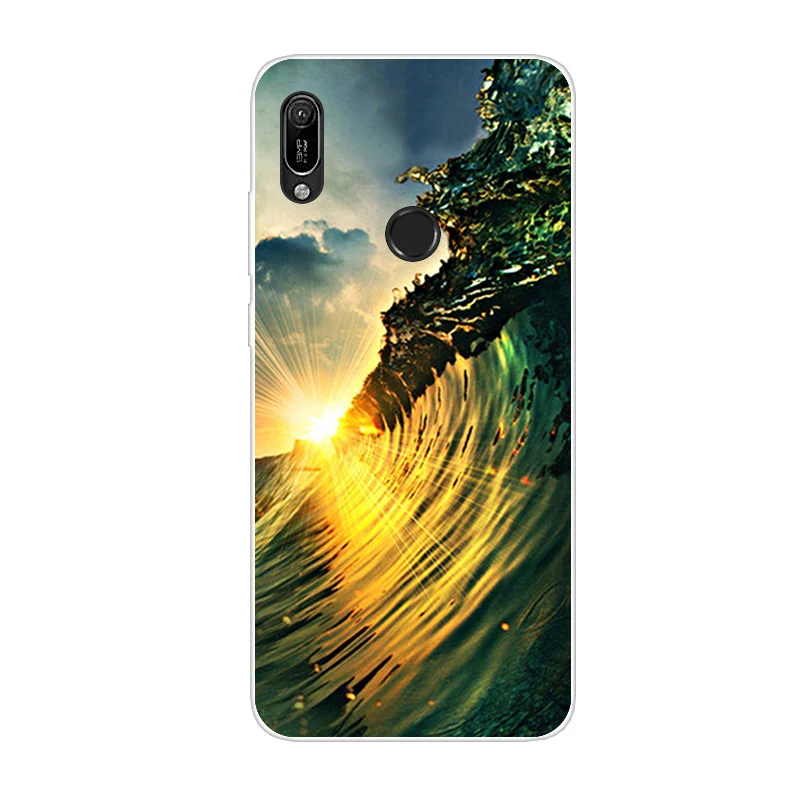 A 6,09 ''для huawei Y6 Мягкий силиконовый чехол TPU чехол для телефона Coque huawei Y6 чехол Y 6 6Y модное тонкое дно