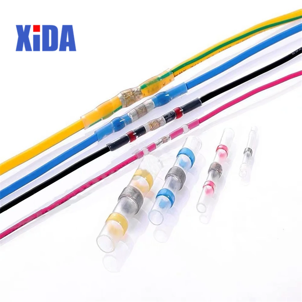 20/50 шт. изолированный кабель припаянные муфты термоусадочные стыковые разъемы