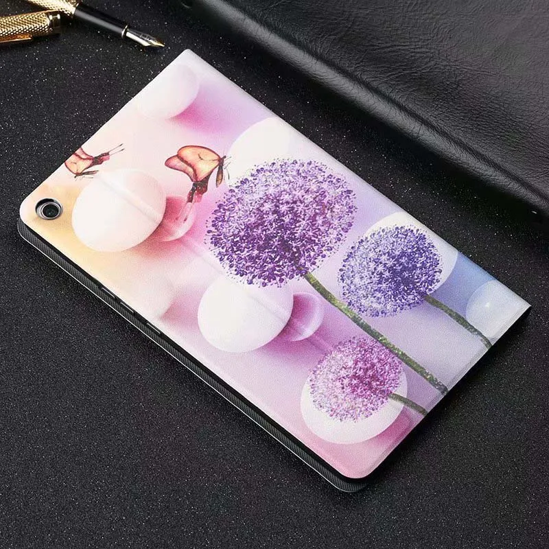 Case Флип-Стенд кожаный чехол Funda Capa чехол для huawei MediaPad M5 Lite 8,0 T5 8 JDN2-W09/AL00 почтовый ящик 5 " Coque Shell+ пленка+ ручка - Цвет: Case