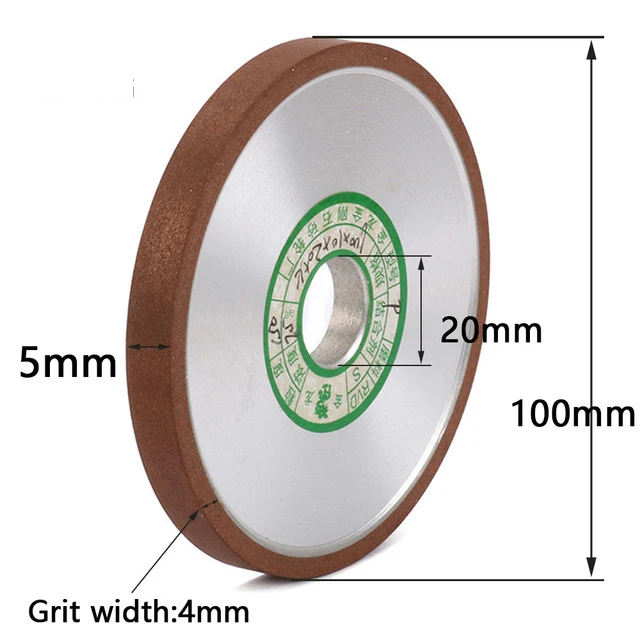 

100mm/125mm/150mm Diamond Grinding Wheel Parallel Grinder Disc For Mill Sharpening Tungsten Steel Carbide Rotary Abrasive Tools