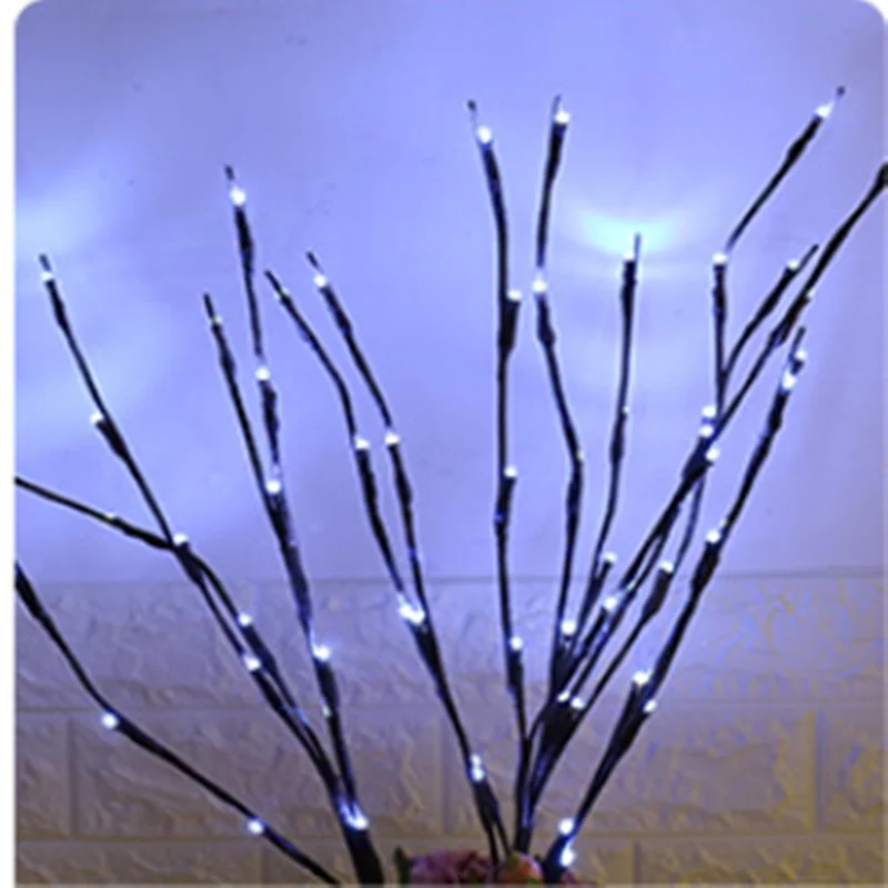 20 светильников имитация ветвей дерева светодиодная подсветка рождественские