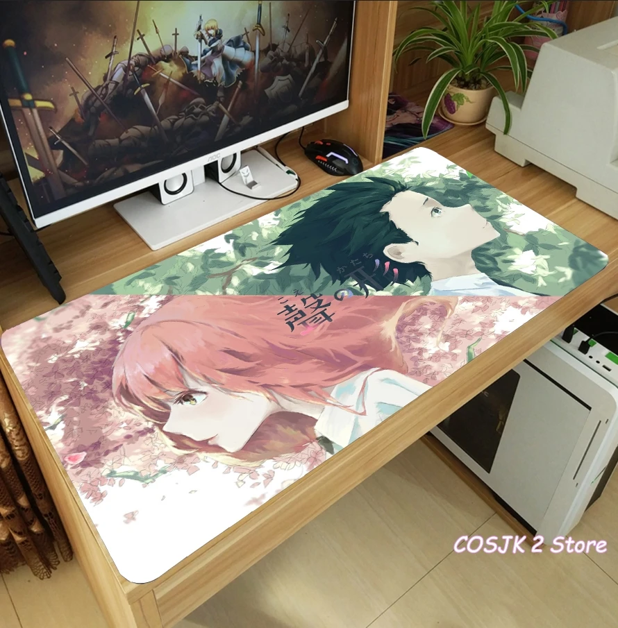 anime a silent voice ishida shouya mouse pad thicken laptop gaming mice mat desk keyboard mat anti slip playmat cosplay gifts free global shipping