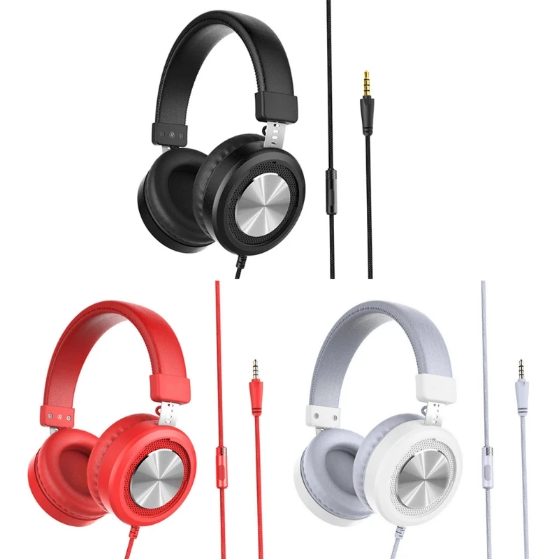 

Компьютерная гарнитура с шумоподавлением, ПК-гарнитура, проводные наушники 3,5 мм, гарнитура для сотового телефона