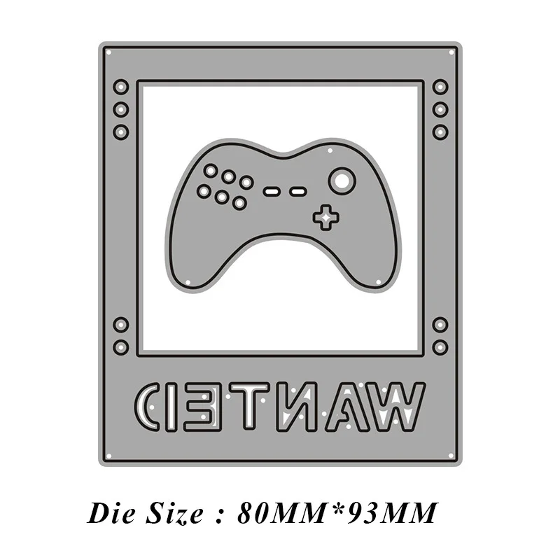 Новинка 2021 металлические штампы для игровой консоли сделай сам скрапбукинг
