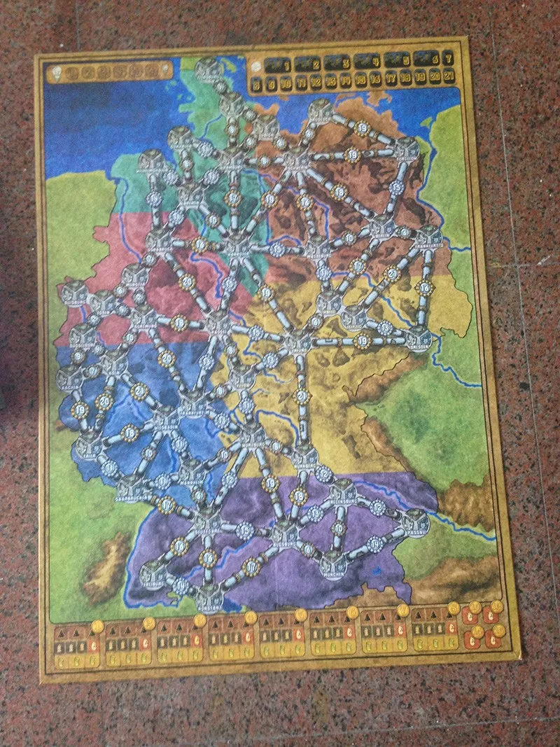 Настольная игра Power Grid английская Verison Cards Германия + карта США | Спорт и