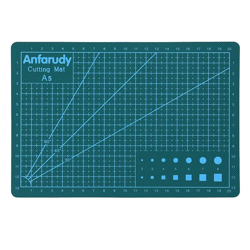 A5 Art Self Healing PVC Paper Cutting Mat Double Sided Pad Gridded Rotary Craft Fabric Patchwork Tools Handmade Plate | Канцтовары для