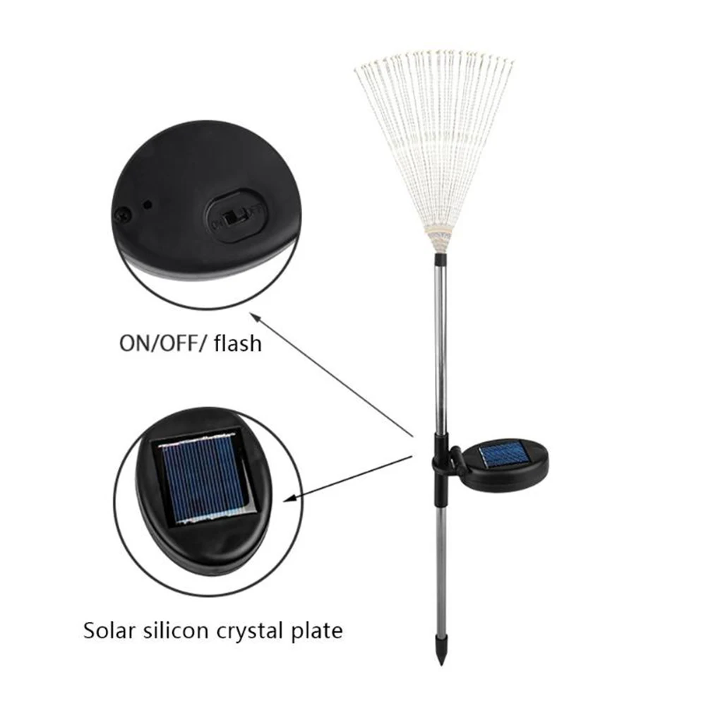 Наружное Декоративное освещение сада на солнечной батарее 150 светодиодный