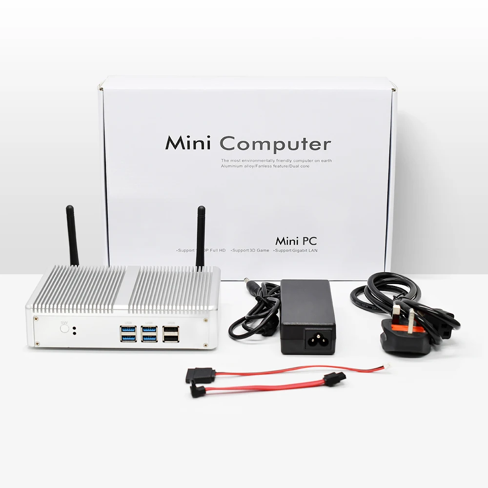 Мини-ПК Topton без кулера игровой компьютер Intel Core i5 7200U i3 8145U Wi-Fi Gigabit Ethernet VGA HDMI