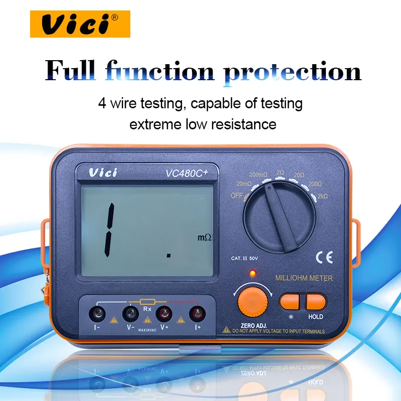 

OUTEST VICI VC480C+ Цифровой миллиомметр