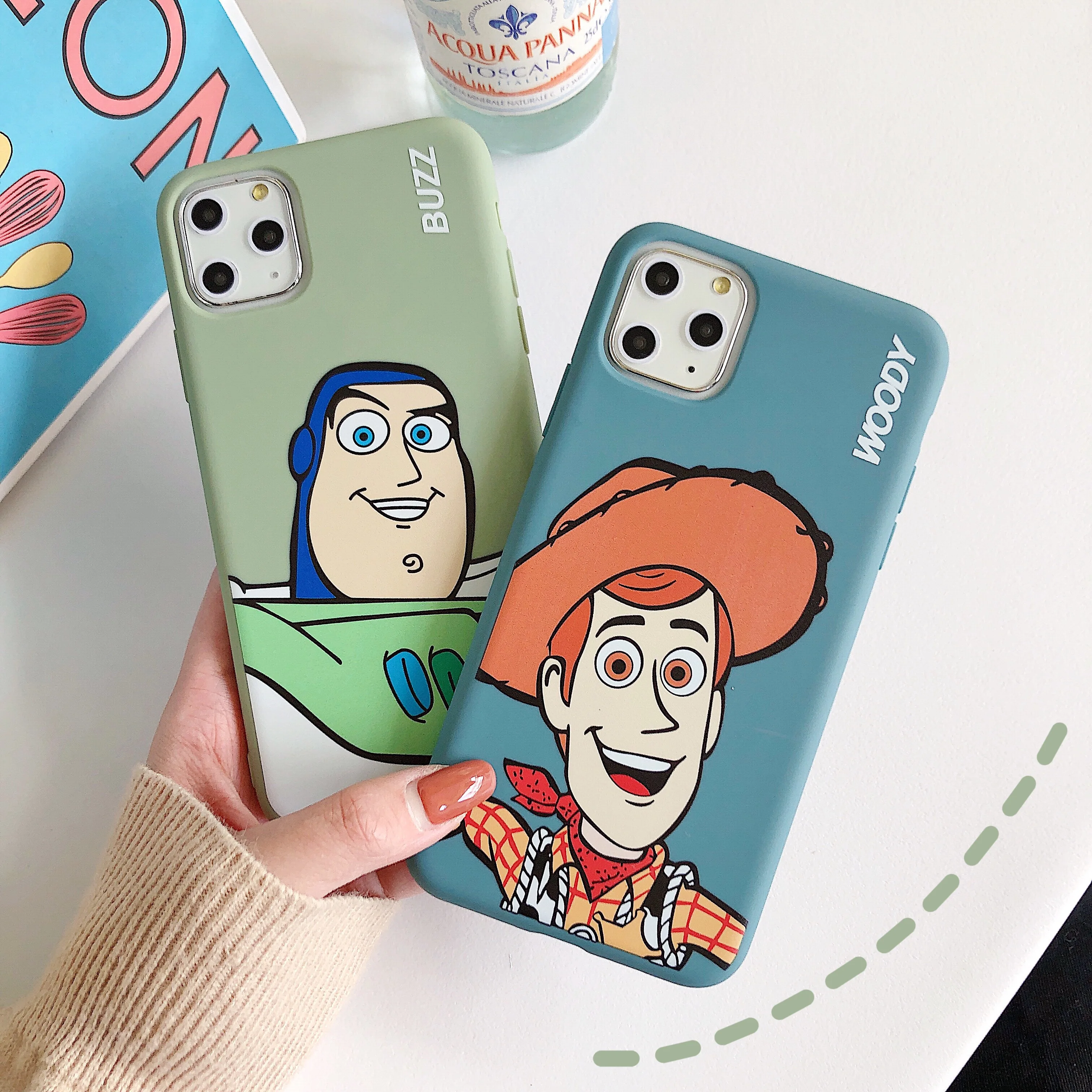 Мягкий чехол с мультяшной игрушкой для iphone 11 pro x xs max xr 8 7 6 6s plus матовый Силиконовый