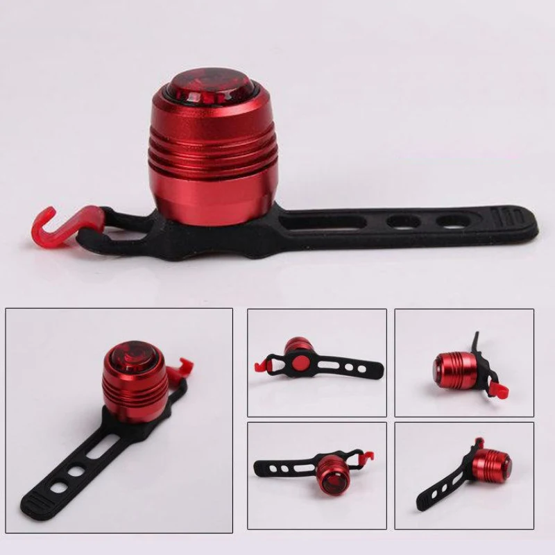 1 Set Aluminum Alloy USB Rechargeable 3-Mode Bicycle Headlight Waterproof Bike Tail Rear Warning Red Light Lamp With Cable | Спорт и