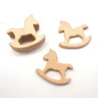 Прорезыватель для зубов Chenkai, 10 шт., деревянный, натуральный, детский, детская погремушка-прорезатель для зубов, игрушка для захвата, сделай сам, из органического экологически чистого дерева, подарок для прорезывания зубов