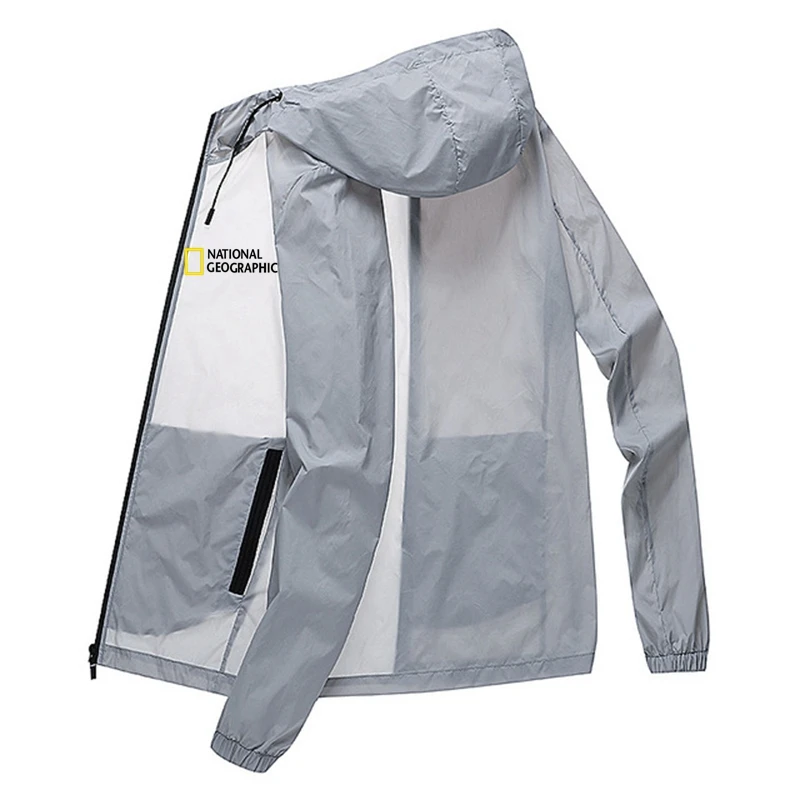 

Quick-drying leather jacket, sun-proof, waterproof and UV-resistant, thin military jacket for men and women, ultra-light windbre