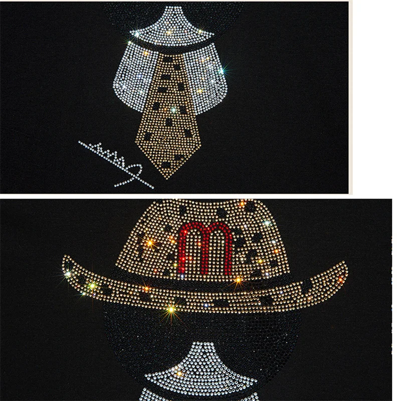 

2021 Summer New Trend Casual Men's Beach Breathable Loose Fashion Rhinestone Sports Shorts
