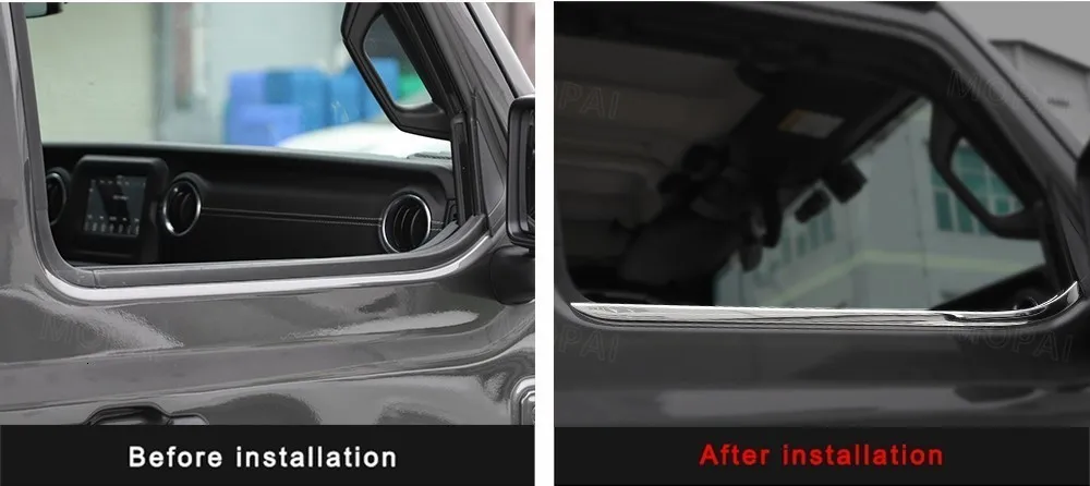 MOPAI хромированный Стайлинг для Jeep Wrangler JL+ Автомобильные дверные оконные декоративные полоски для Jeep JL Wrangler автомобильные аксессуары
