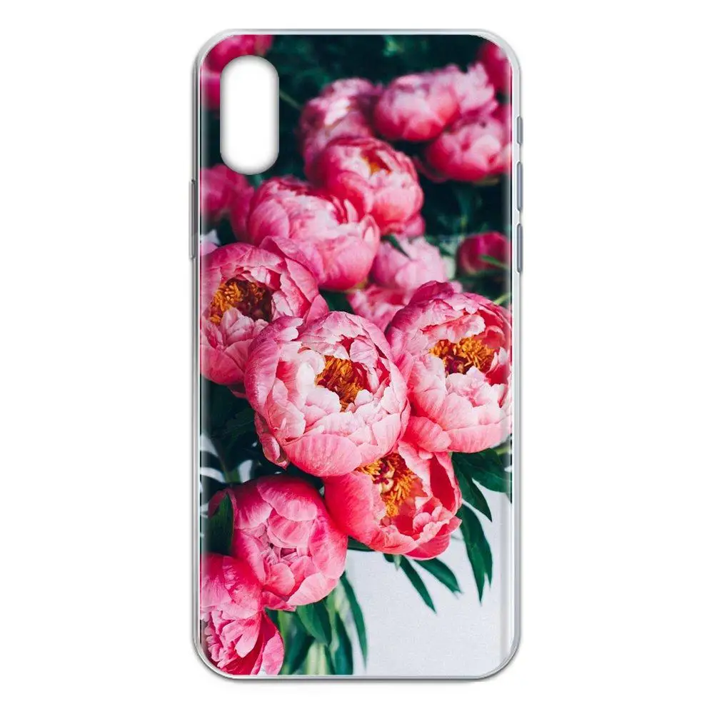 Фиолетовый летний постер с лавандой и пионами для Sony Xperia Z Z1 Z2 Z3 Z4 Z5 compact Mini M2 M4 M5 T3 E3