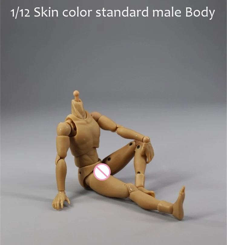 _ MCC023 масштаб 1/12 Стандартный Мужской Корпус 1,0, фигурка с узкими плечами, игрушки, модель мужского шарнирного тела для экшн-Фигурки 6 дюймов от AliExpress WW