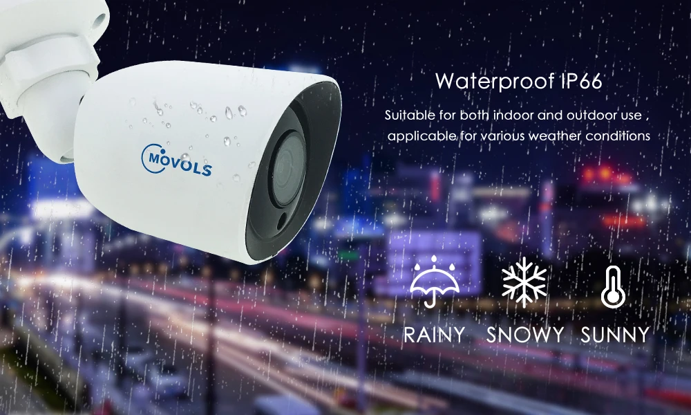 MOVOLS H.265 система видеонаблюдения 5MP HD H.265 DVR 4 шт. CCTV камера ночного видения Водонепроницаемая камера безопасности комплект