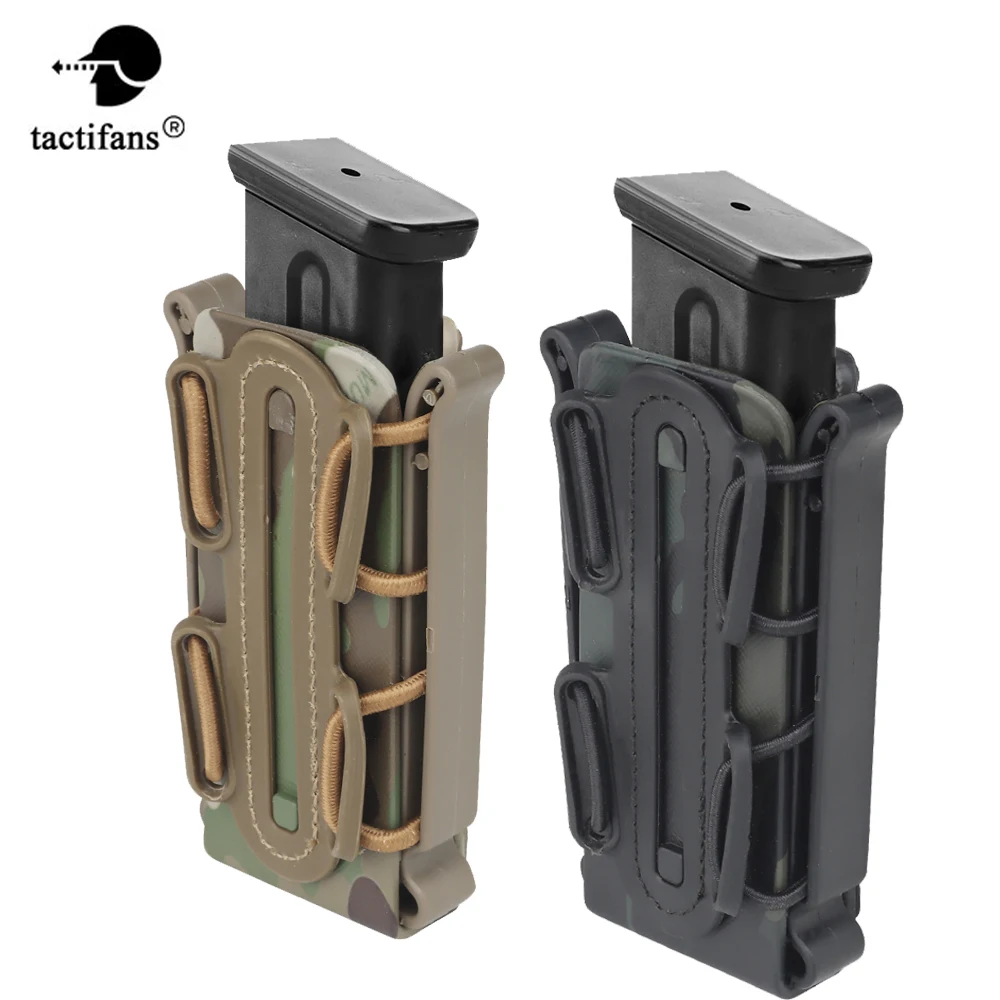 Tactical 9mm Molle Pistol Mag Military Magazine Pouch Huntin