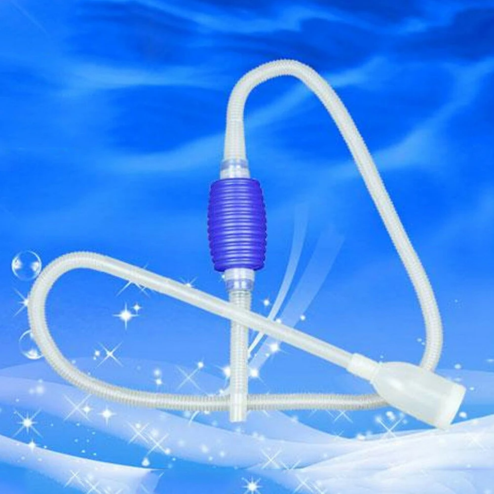 Аквариумный вакуумный очиститель воды гравий аквариумный Ручной Сифон насос