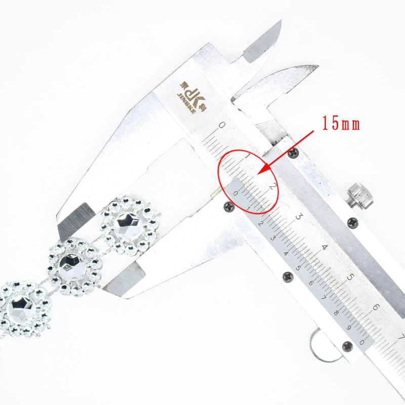 Feilang 2 ярда 15 мм в форме цветка стразы цепочка для одежды Свадебная вечеринка