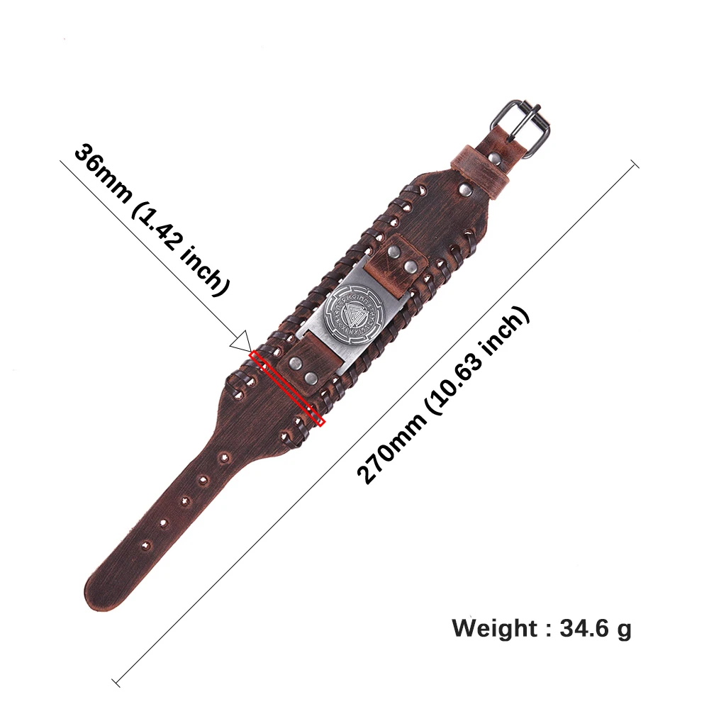 LIKGREAT стиль викингов искусственная кожа мужские брифы Черная Широкая оплетка