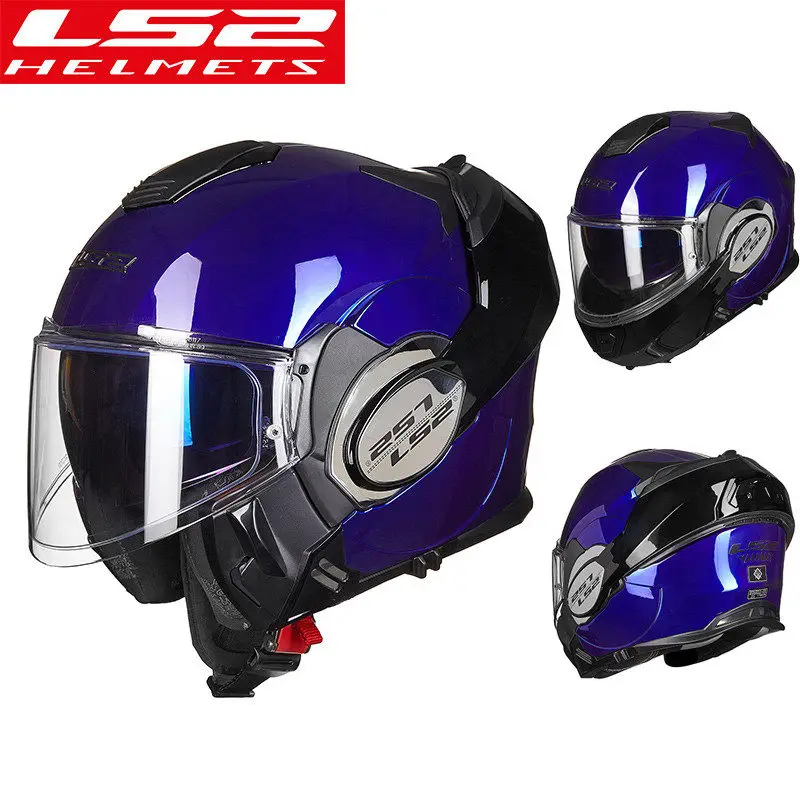 Оригинальный шлем LS2 FF399 Valiant модульный для мотоцикла откидной гоночный ls2 casco Moto с